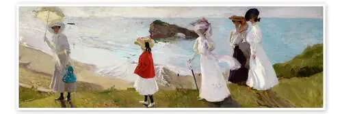 Paseo del faro de Biarritz de Joaquín Sorolla y Bastida Master Collection