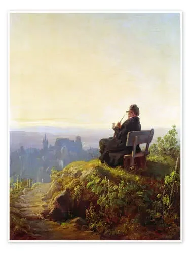 Peaceful Evening de Carl Spitzweg ARTOTHEK