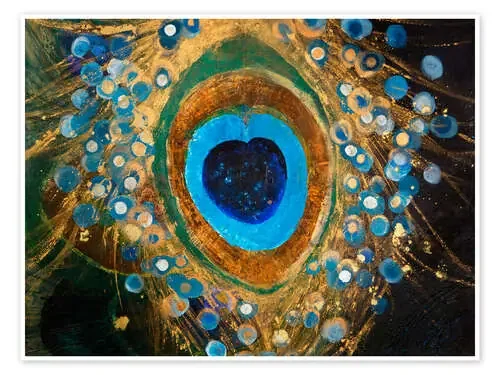 Peacock feather de Tara Thelen Design Pics