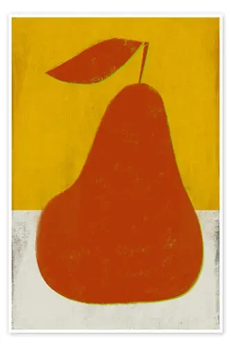 Pear Orange on Yellow de Marco Marella