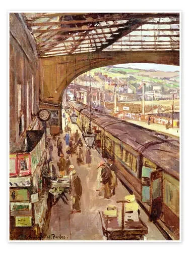 Penzance, estación de tren de Stanhope Alexander Forbes Bridgeman Images