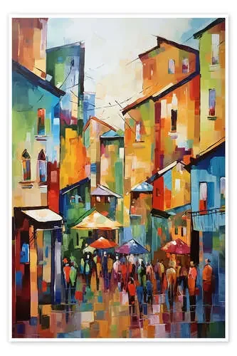 People in the City de Michael artefacti