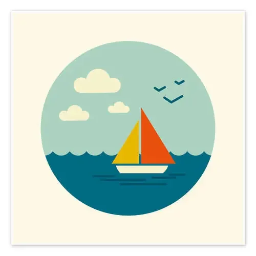 Pequeño barco de vela de Kidz Collection Editors Choice