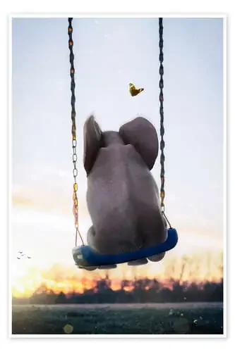 Pequeño elefante rockea de Gen Z