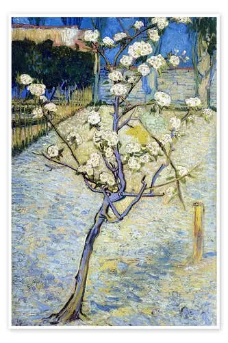 Peral en flor de Vincent van Gogh Master Collection