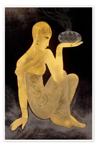 Perfume girl with a censer de Jean Dunand ARTOTHEK