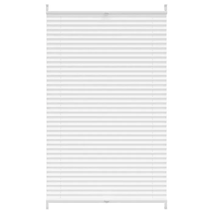 Persiana plisada plegable blanca 70X125cm