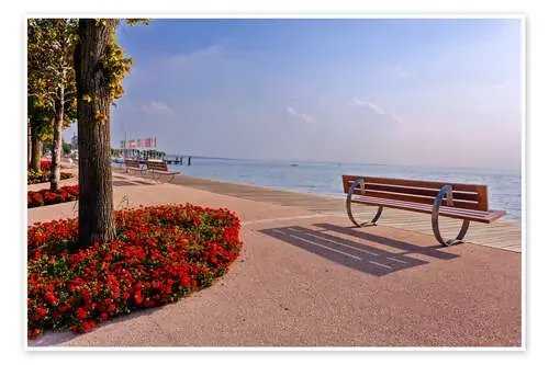 Picturesque Bardolino, promenade on Lake Garda Editors Choice