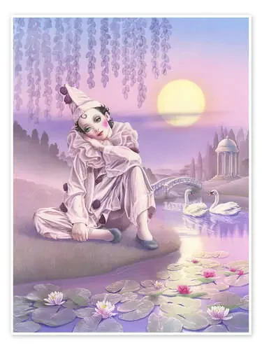 Pierrot and swans de Andrew Farley MGL Licensing