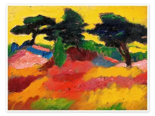 Pine trees de Alexej von Jawlensky akg-images
