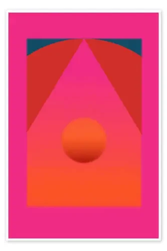 Pink Geo de Lisa Ketty