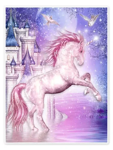 Pink Magic Unicorn de Dolphins DreamDesign