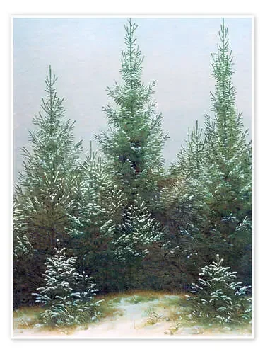 Pinos nevados de Caspar David Friedrich akg-images