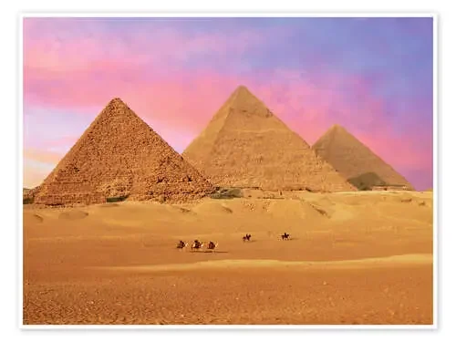 Piramides al atardecer de Miva Stock Danita Delimont