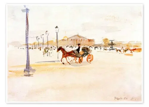 Place de la Concorde en París de August Macke akg-images
