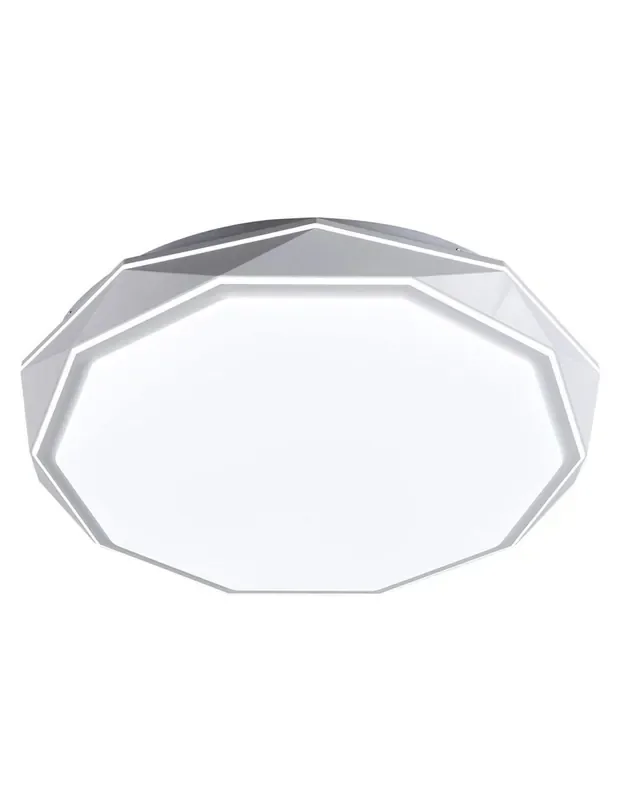 Plafón Blanco con Talla en Difusor