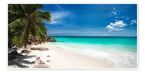 Playa paradisíaca en las Seychelles de Mayday74