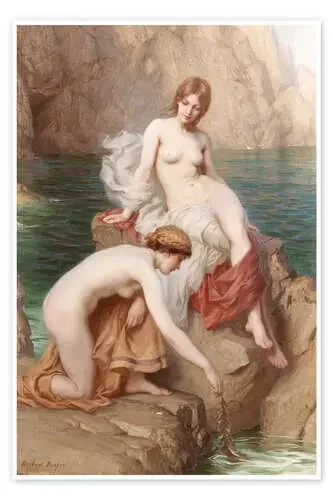 Por mares de verano de Herbert James Draper Master Collection