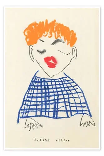 Portrait With Orange Hair de Evgeny Vetrov
