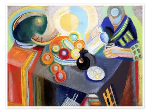 Portuguese Woman pouring something de Robert Delaunay Master Collection
