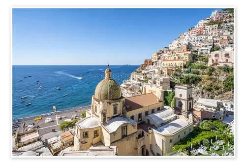 Positano along the Amalfi Coast de Jan Christopher Becke