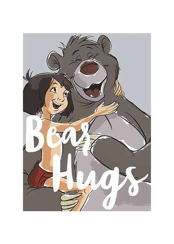 póster decorativo El libro de la selva gris de Disney – 610100