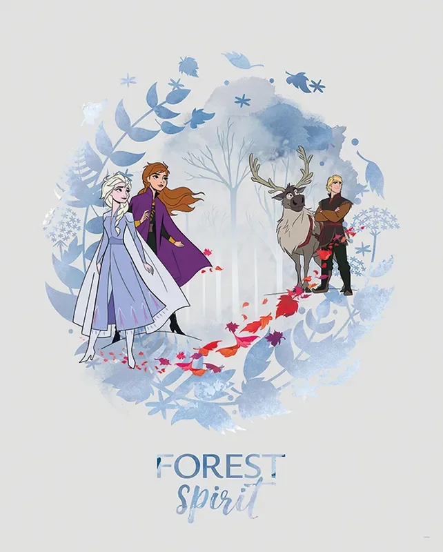 póster decorativo Frozen azul de Disney – 610144