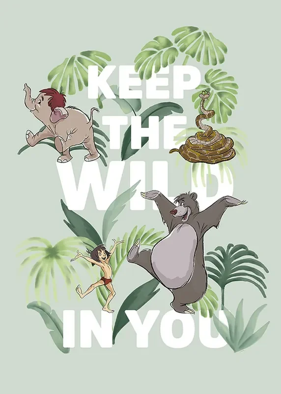 póster decorativo libro de la selva verde de Disney – 611655