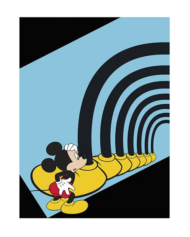 póster decorativo Mickey Mouse multi color de Disney – 610114