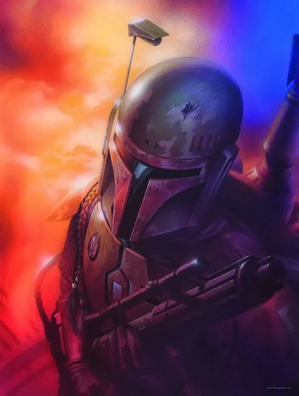 póster decorativo Star Wars Mandalorian multi color de Disney – 611675