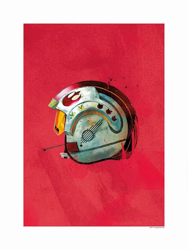 póster decorativo Star Wars Rebel Pilot rojo de Disney – 610206