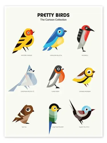 Pretty Birds I de Kidz Collection Editors Choice