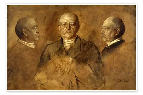 Prince Otto von Bismarck, 1884 de Franz von Lenbach Bridgeman Images