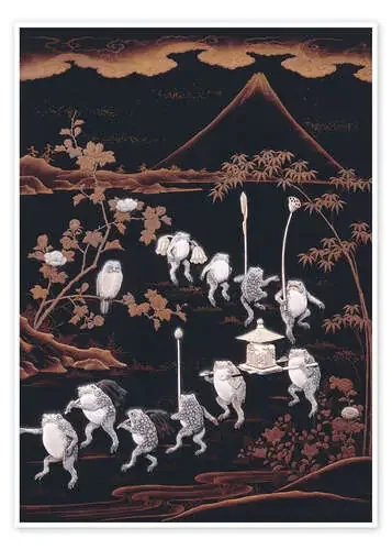 Procession of frogs akg-images