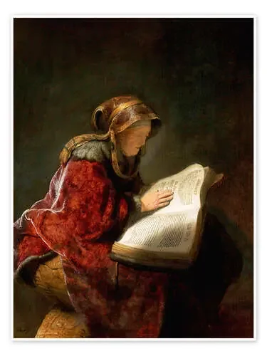 Prophetess Anna or mother de Rembrandt van Rijn Master Collection