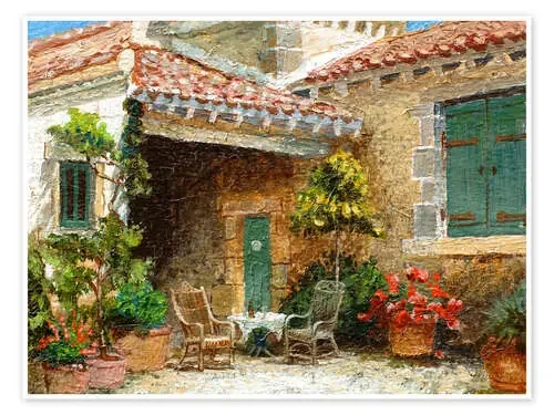 Provence Barn, 2006 de Trevor Neal Bridgeman Images