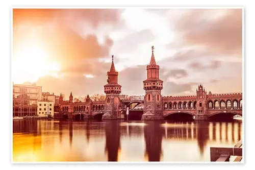 Puente de Oberbaum en Berlín de Felix Pergande