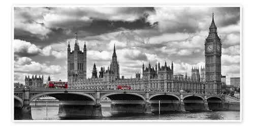 Puente de Westminster en Londres de Melanie Viola