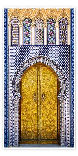 Puerta decorada del palacio real. de Brenda Tharp Danita Delimont