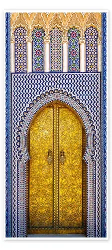 Puerta decorada del palacio real. de Brenda Tharp Danita Delimont