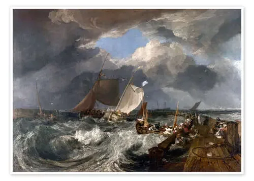 Puerto de Calais de Joseph Mallord William Turner Master Collection