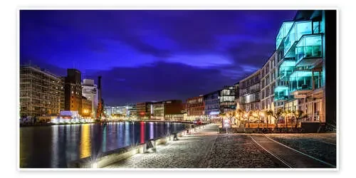 Puerto de Muenster por la noche de Daniel Heine