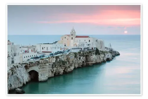Puesta de sol en Vieste, Apulia de Matteo Colombo