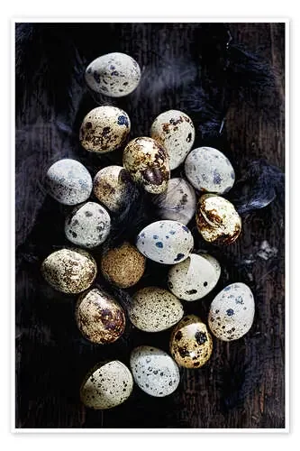 Quail eggs on Ebony de K&L Food Style