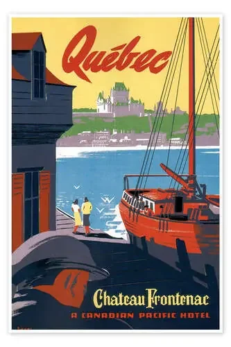 Québec – Château Frontenac de Vintage Travel Collection