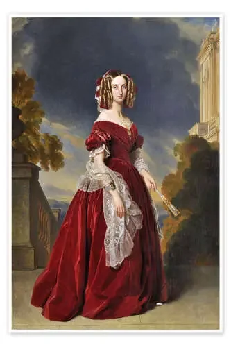 Queen Marie Louise van België de Franz Xaver Winterhalter Master Collection