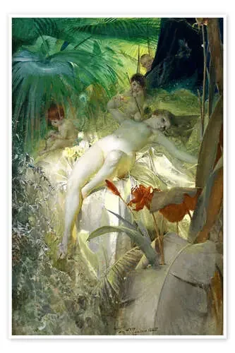 Querida ninfa de Anders Leonard Zorn Master Collection