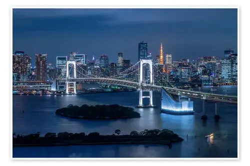 Rainbow Bridge in Tokyo, Japan de Jan Christopher Becke