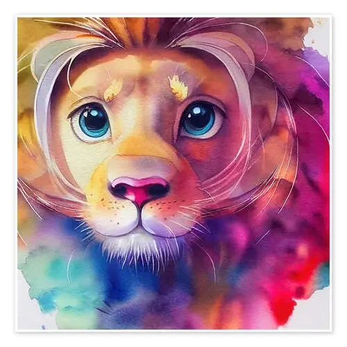 Rainbow Lion de Dolphins DreamDesign