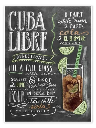 Receta de cubalibre (inglés) de Lily & Val MGL Licensing